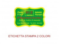 Etichette adesive per fioristi, fiorai e vivaisti (mm 36x23)  (cod.64G)